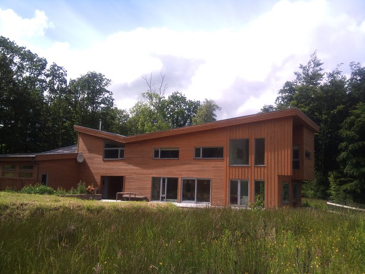 inspirational homes , eco friendly ,  A rated ,  timber frame , energy efficient homes , designed by philip marr ,  marr construction